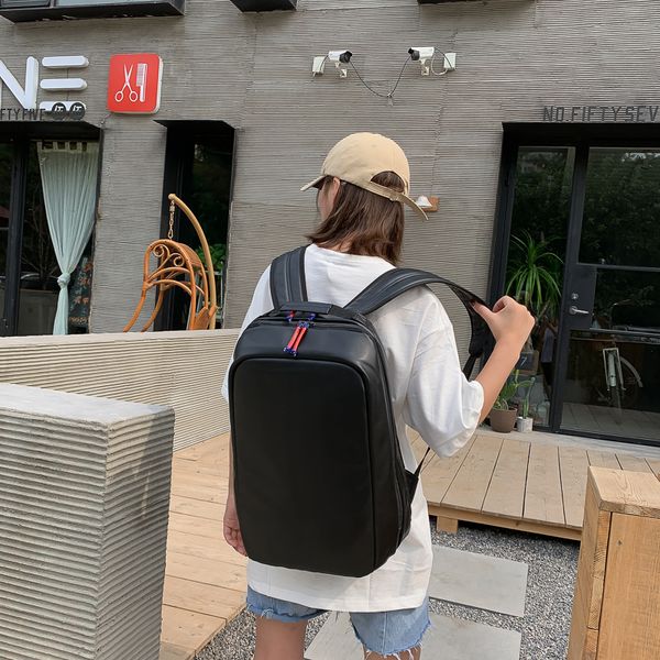 

school backpack designer backpack trendy personality shoulder bag recreational backpacks for students mens womens bag pu bags selling