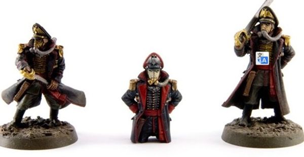 Resin Model Imperial Guard Death Korps Of Krieg Commissar Set
