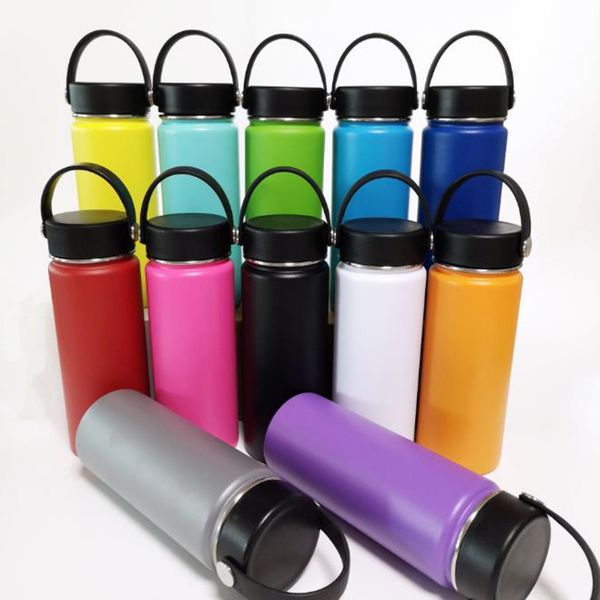 

hydro 32oz 40oz vacuum flasks sell wide mouth stainless steel water bottle with straws lid