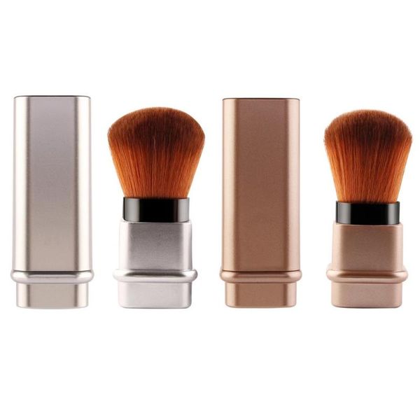 

square внешний портативный макияж фонд инструмент выдвижной blush brush