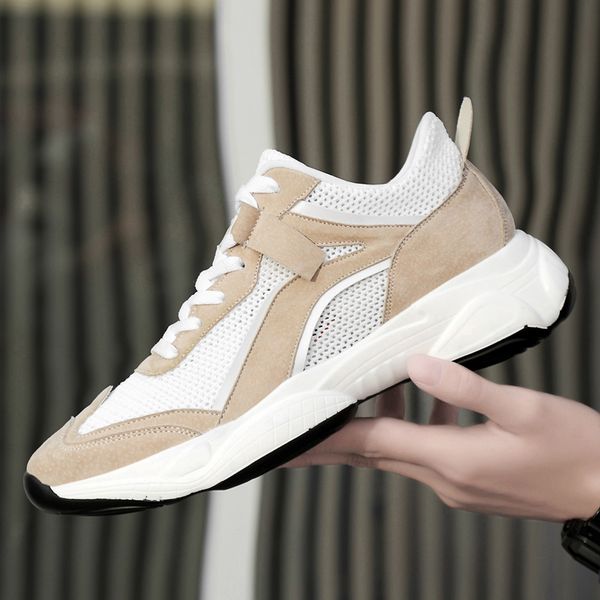 

men lightweight comfortable breathable walking sneakers summer casual fashion sneakers men shoes, Black