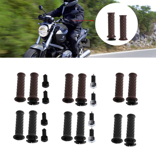 

7/8" motorcycle hand grip bar handlebar end for cafe racer bobber clubman custom