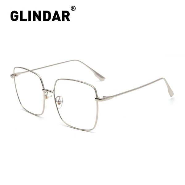 

retro square gaming computer glasses men women anti blue light blocking glasses silver, White;black