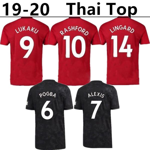 

19 20 man third home occer jer ey fred pogba lukaku 9 home away alexi 7 2019 2020 ra hford 10 lingard 14 united football hirt