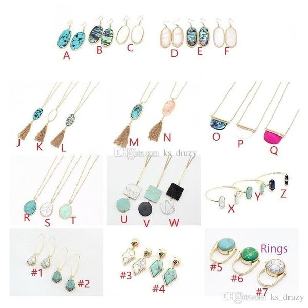 

Горячая шестигранной Abalone Shell Turquoise кисточкой Ожерелья Серьги Браслет Природный к