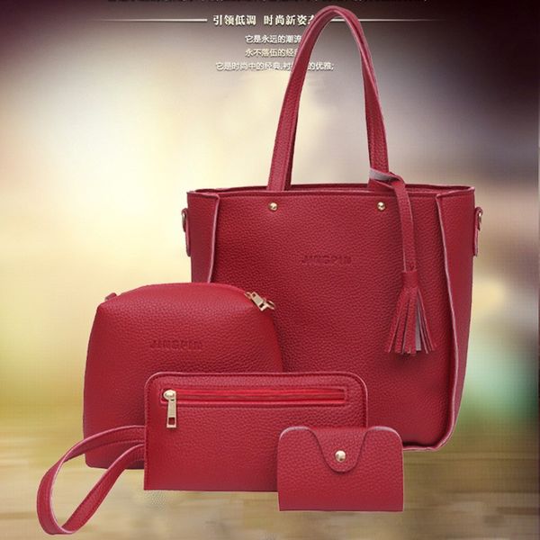 

picture got one shoulder handbags 2019 korean version of the influx of new handbag boutique bag embossed family of four wholesale