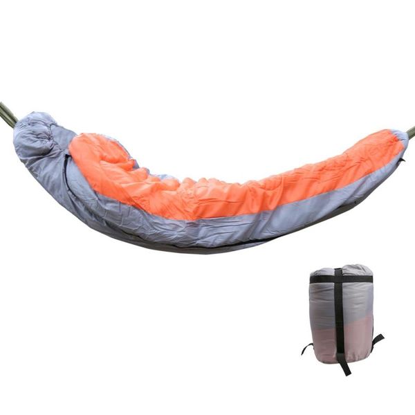 

new 230*84 cm multifunctional detachable hollow cotton sleeping bag thickening for hammocks autumn and winter warm waterproof