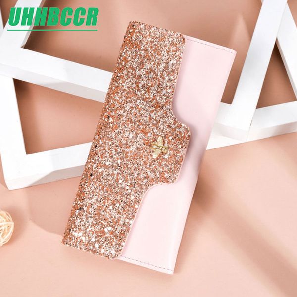 

women wallets cute long purse fashion luxury party clutch pu leather coin purses card package slim bee wallet carteira, Red;black