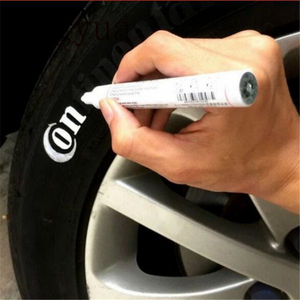 

4 x car universal tyre tire tread rubber metal permanent paint marker pen multicolor waterproof drawing trim pens