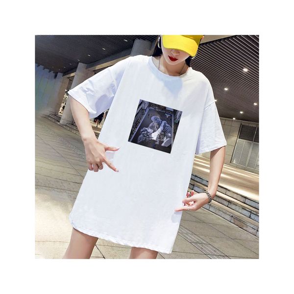 

womens designer dresses fashion sports summer clothes casual girls printing dress woman oversize football jerseyfor wholesale 2 colors, Black;gray