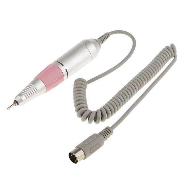 

professional electric nail drill handpiece manicure machine pen handle for 288/278 connection 35000rpm - pink, as described