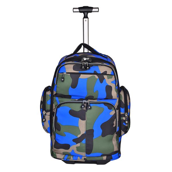 

fashion backpack waterproof luggage 19 inches students travel multifunctional suitcase men business computer packag boarding bag