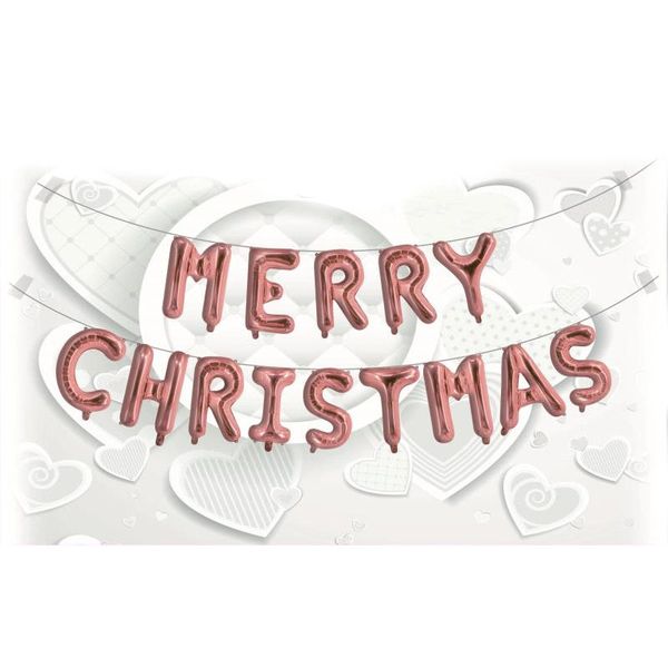 

merry christmas alphabet balloons aluminum foil banner balloons 16 inch for christmas party decor xhc88