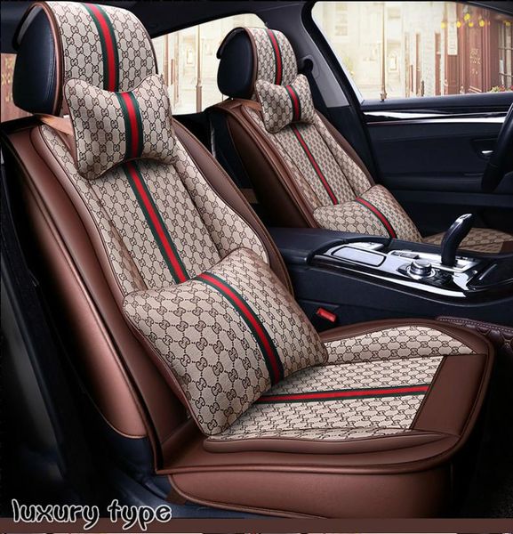 

2021seat covers for sedan suv durable leather adjustable five seats cushion mats for women multi fashion design