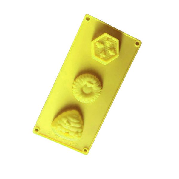 

spot wholesale 3 different honeycomb silica gel cake moulds rice cake mould xg237