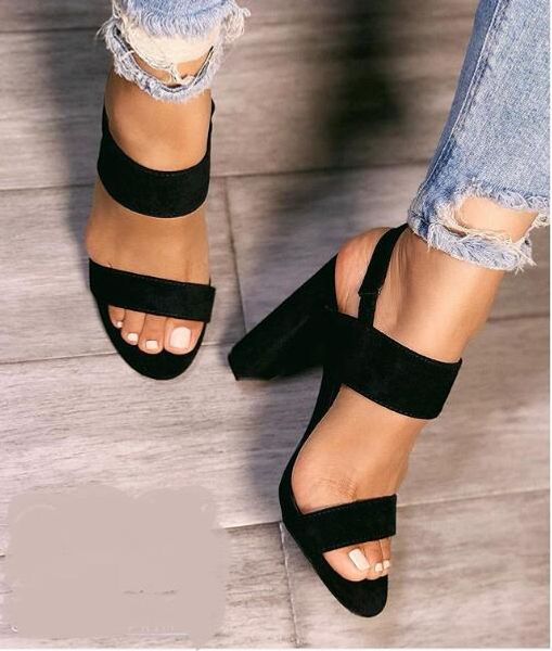 

Новые женские босоножки на высоком каблуке 11 см Квадратные босоножки на высоком каблуке Сексуальные женские босоножки на вечеринке Размер 35-40