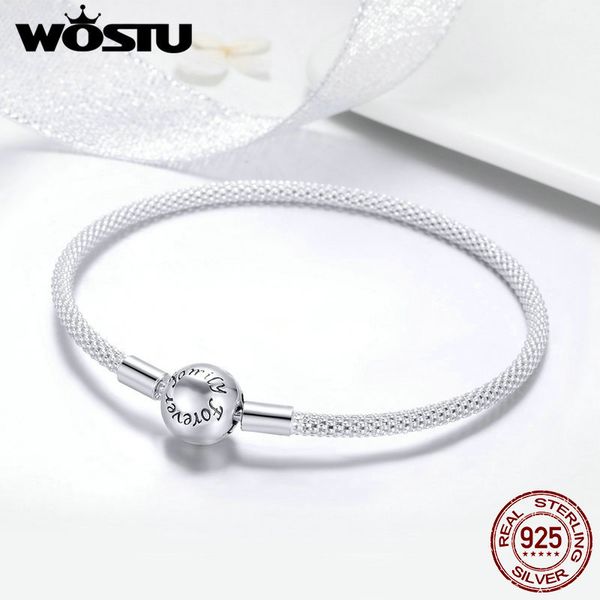 

wostu новое прибытие real 925 sterling silver forever love браслет для женщин fit годовщина бренда diy шариков шарма ювелирных изделий fib10