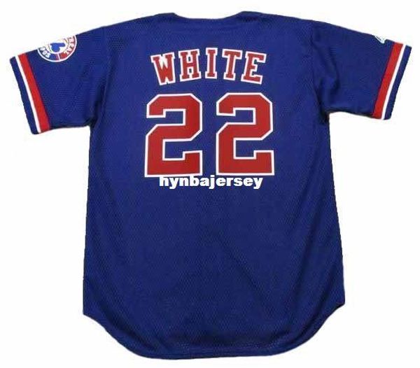 

custom rondell white montreal stitched 1999 majestic vintage baseball jersey retro mens jerseys running, Black;blue