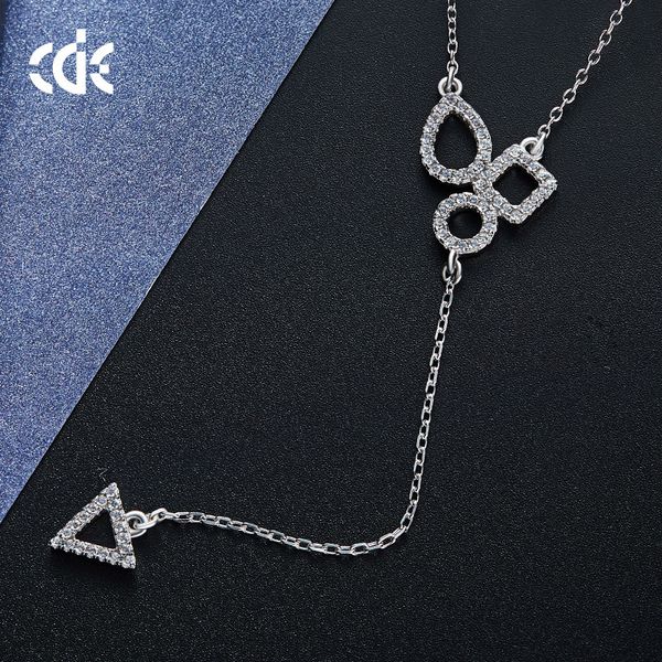 

свадьба из бисера жемчужный подарок женщина леди ювелирные изделия с бриллиантами ожерелья для невесты актерского начала выпускной cde-1503, Silver