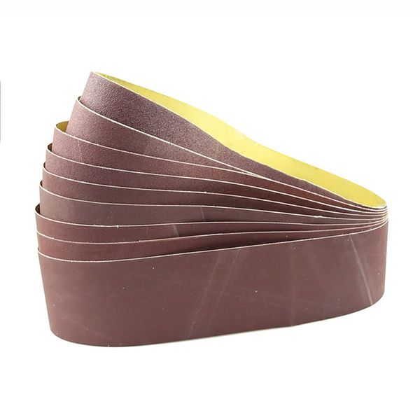 

5pcs sanding abrasive belts 60/80/100/120/180/240/320/400/600 grit for sander