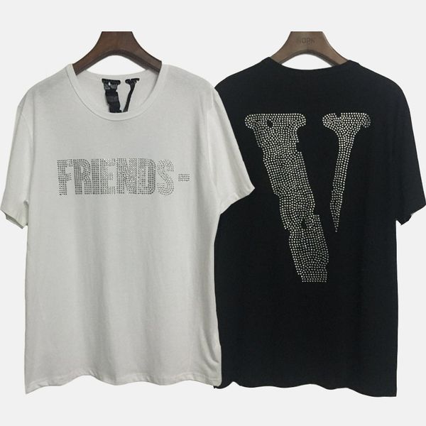 

Vlone rhine tone t hirt white black friend hort leeve ca ual tee men women vlone fragment de ign hip hop treetwear cpi0114