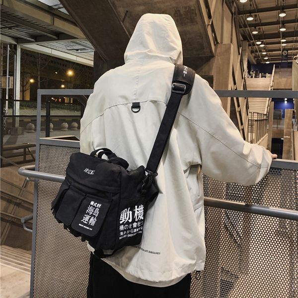 

мода холст мужчины сумки на ремне старинные посланник crossbody сумки для мужчин сумка большая емкость повседневная сумка сумка # t