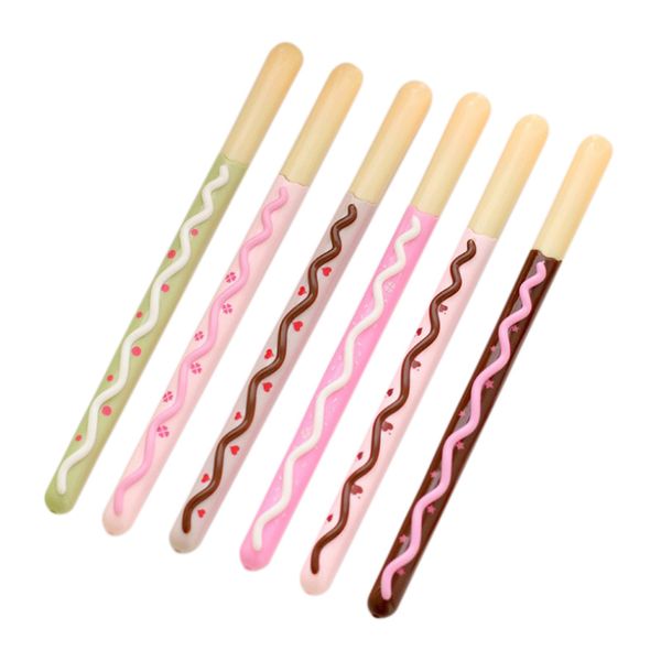 

1 set of 6 pcs mixed color pastel gel pens diy pens for drawing writing (h