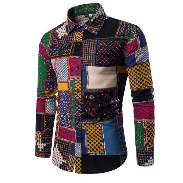 

slim fit turn-down men's shirt long sleeve men's shirt hawaiian big size, White;black