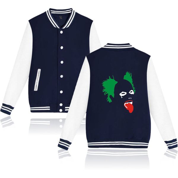 

the prodigy keith flint mens & women print jackets and coats keith flint long sleeves baseball jacket, Tan;black