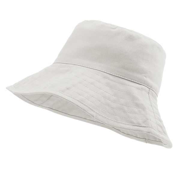 

casual wild travel sunscreen fisherman hat breathable foldable thin section solid color fashion sun hat
