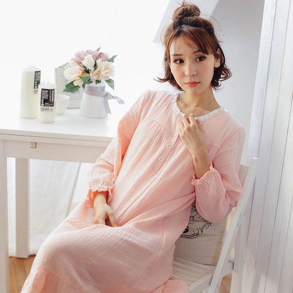 

spring and summer women's night dress 100% cotton simple style lace design peignoir lace nightdress women night wear, Black;red