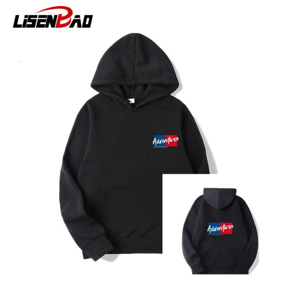 

lisenbao men blank hoodies lose hip hop street wear sweatshirts solid color personality avatar multicolor frauen streetwear 284, Black