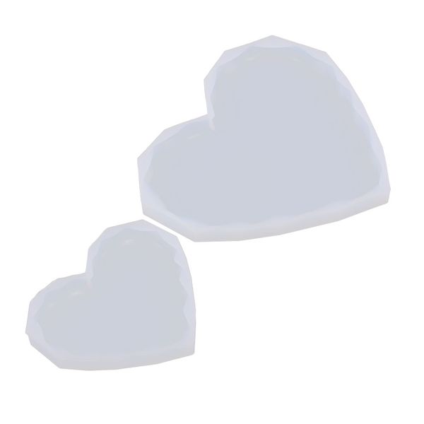 

transparent silicone molds heart shape molds for diy cream chocolate dessert