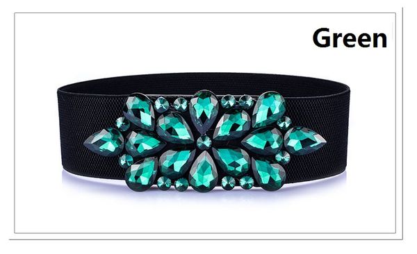 

maxi высокое качество новый стиль кристалл горный хрусталь упругой эластичный пояс моды диких талии пояса экваториальных аксессуары юбка рем, Black;brown