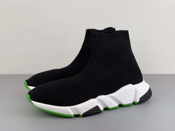 

2020 classic quality brand designer speed trainer shoes for men and women shoes speed stretch-knit sneakers size eur 36-46, Black