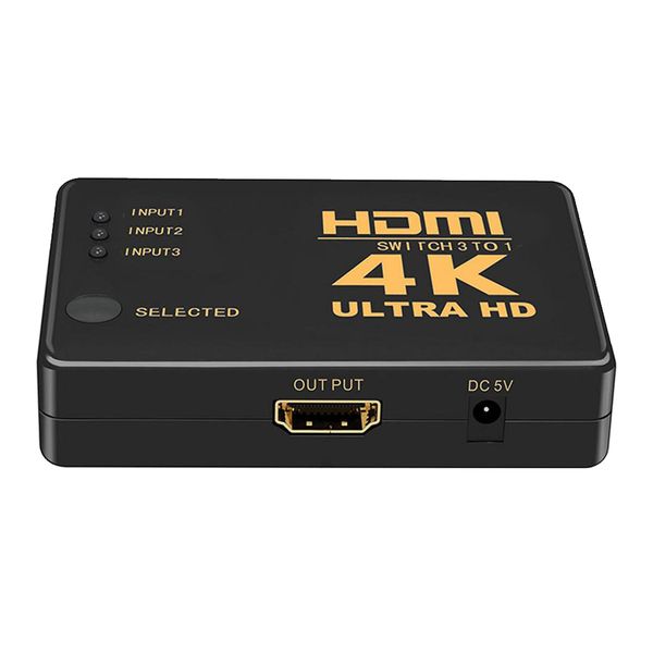 

4k 1080p hd 3 in to 1 out converte for hdtv ps3 xbox hdmi switcher