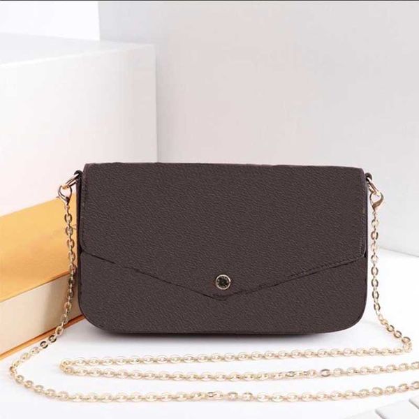 

women designer shoulder bags classic luxury handbags crossbody brand chain bag purse wallet model 612760 with box