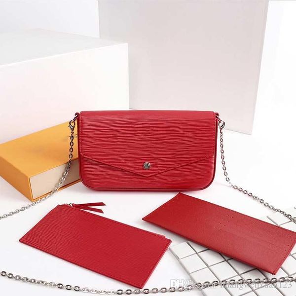 

classic fashion brand women pochette bag pu leather shoulder bags women designer crossbady chain bag clutch wallets m64579