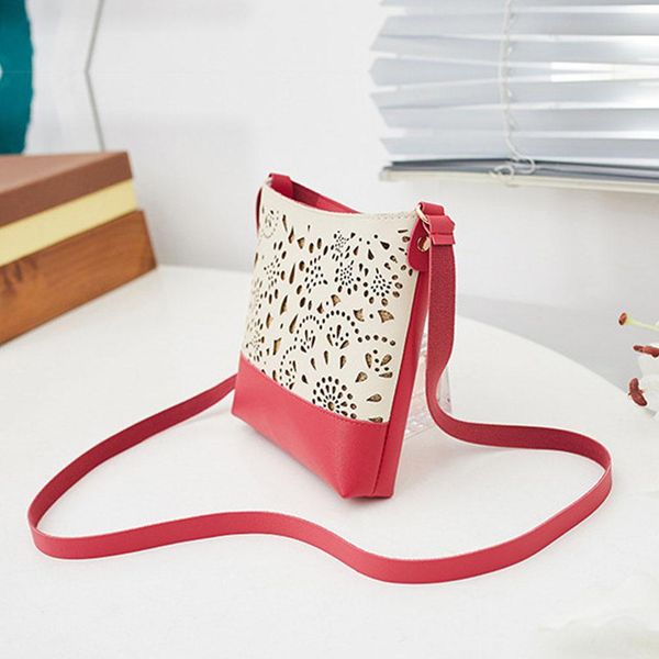 

woman chic color matching purse cross-body bag bucket bag fashion pouch single shoulder