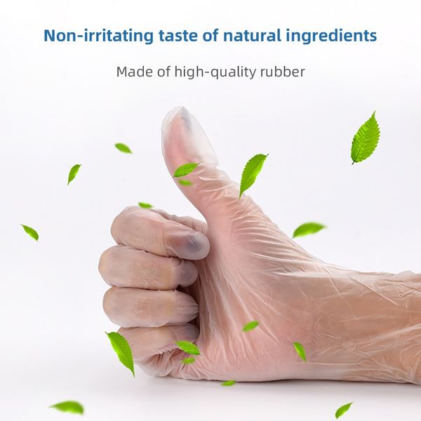 

перчатки 100шт hygiene защитные одноразовая пвх для кухни приготовление cleaning