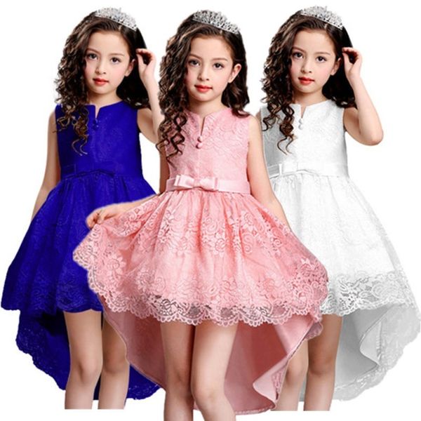 

children's christmas dresses for girls wedding party baby girl kids prom gown dress flower tutu girl clothing, Red;yellow