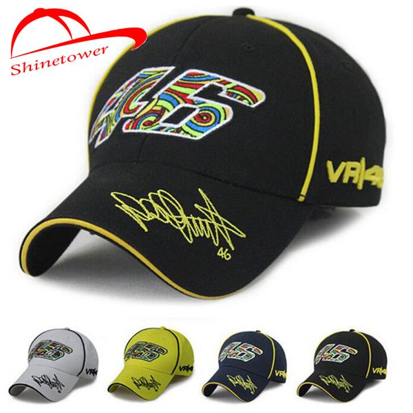 

shinetower] summer gorra casqutte moto letter hats racing cap hat f1 racing caps moto gp baseball cap bone gorra, Black;white