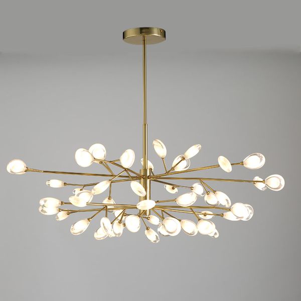 

led acrylic pendant light nordic design living room bedroom fixtures peacock tail style modern hanging lamps