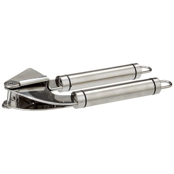 

garlic press food-grade safe stainless steel mincer easy squeeze rust proof dishwasher safe easy clean other kitchen dining bar