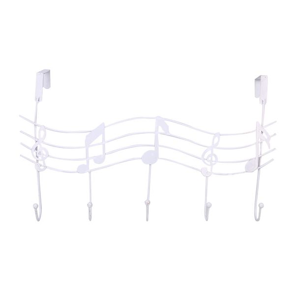 

adhesive hooks metal hooks for hanging ceiling hook music note organizer home coppery/white