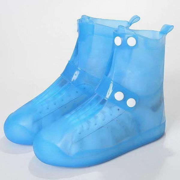 

lightweight waterproof shoe cover reusable non-slip portable overshoe protectors comfortable durable rain boots, White;pink