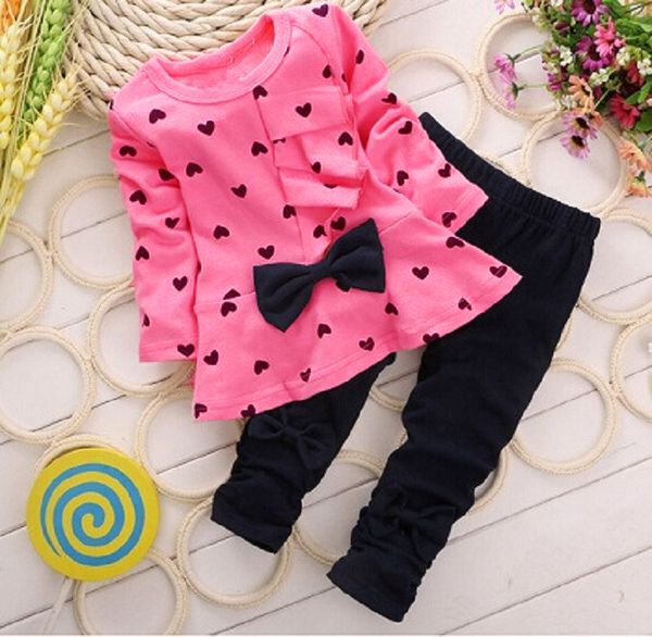 

new girls clothes 2019 kids clothes sets long sleeve toddler girl costume children clothing sets girls sport suits 2 3 4 5 years, White