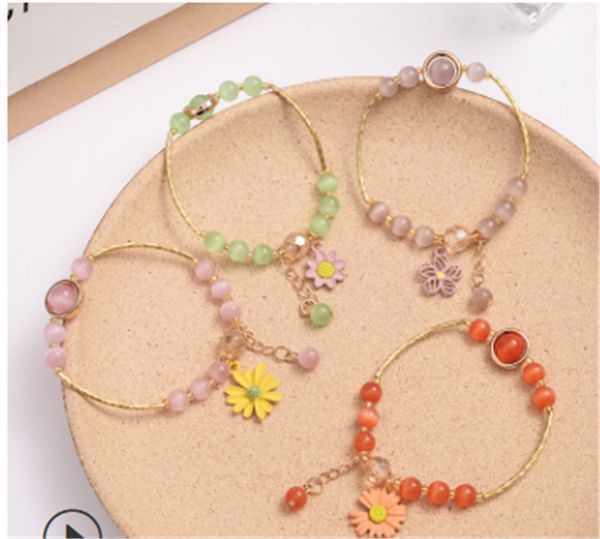 

2020 магазин 3will в основном пропагандируют и выбрать новый корейский daisy браслет, золотой браслет нефрита женского сена, ins стиль опал, Black