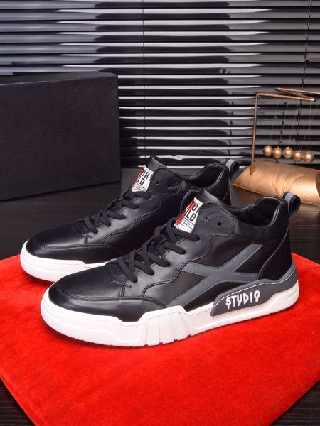 

fashion men designer shoes casual ace shoes with glitter hight pa sneakers with size 38--44 for sale, Black