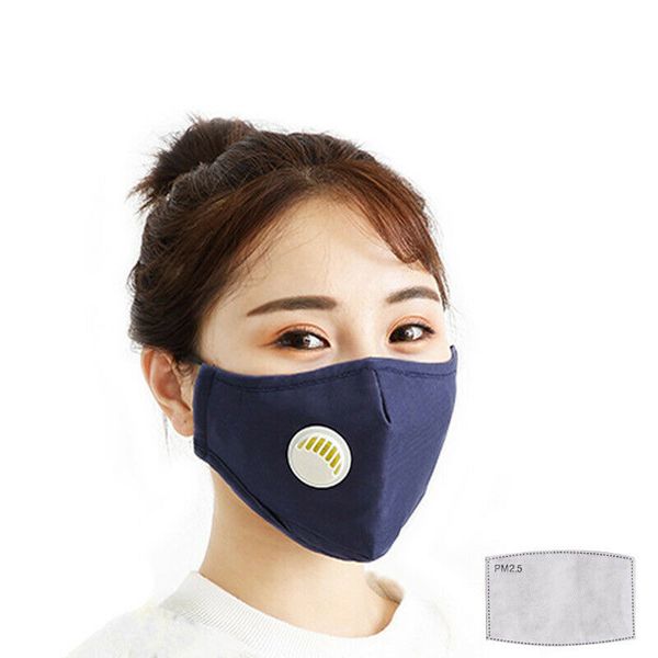 

dhl готов к отправке! респиратор маски для лица n95 маска antipolvere pm2. 5 con inserto filtro a carbone ativo lavabile mascherine